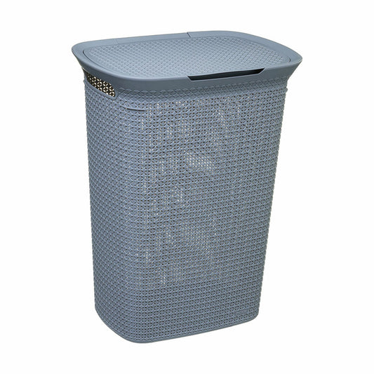 Panier à linge 5five Gris 57 L Polypropylène (61,5 x 46 x 35 cm)