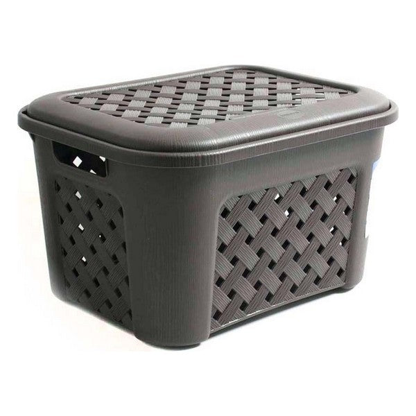 Panier à linge Arianna Tontarelli avec couvercle (43,5 x 33,5 x 26 cm)
