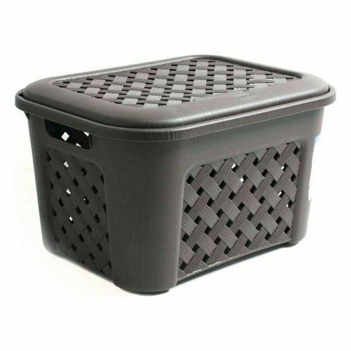 Panier à linge Arianna Tontarelli avec couvercle (43,5 x 33,5 x 26 cm)