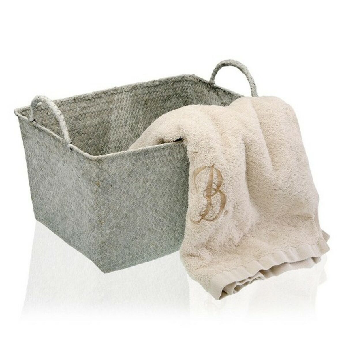 Panier multiusage en algues marines (23 x 18 x 33 cm)
