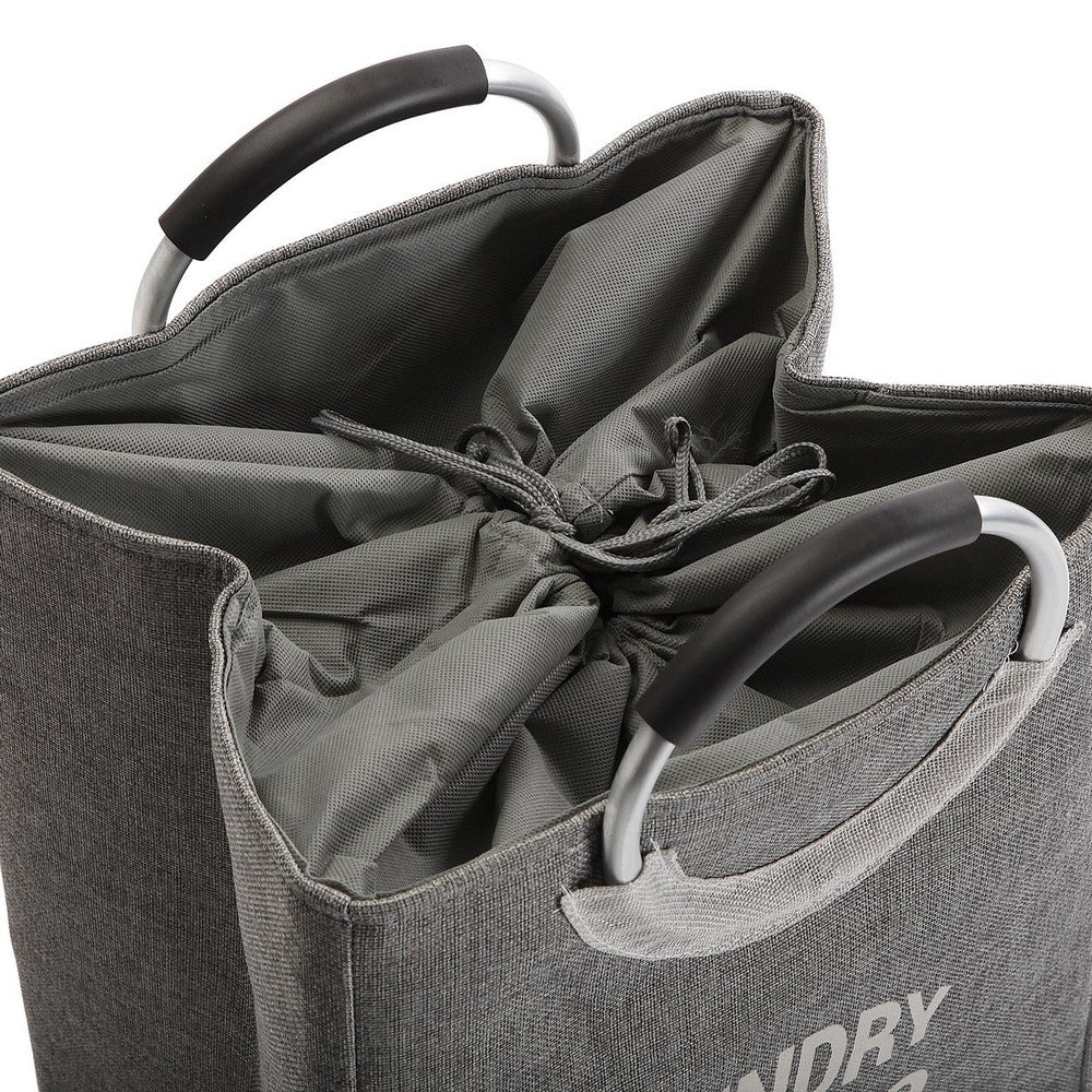 Panier à linge Versa Minimaliste Polyester (30 x 55 x 36 cm)
