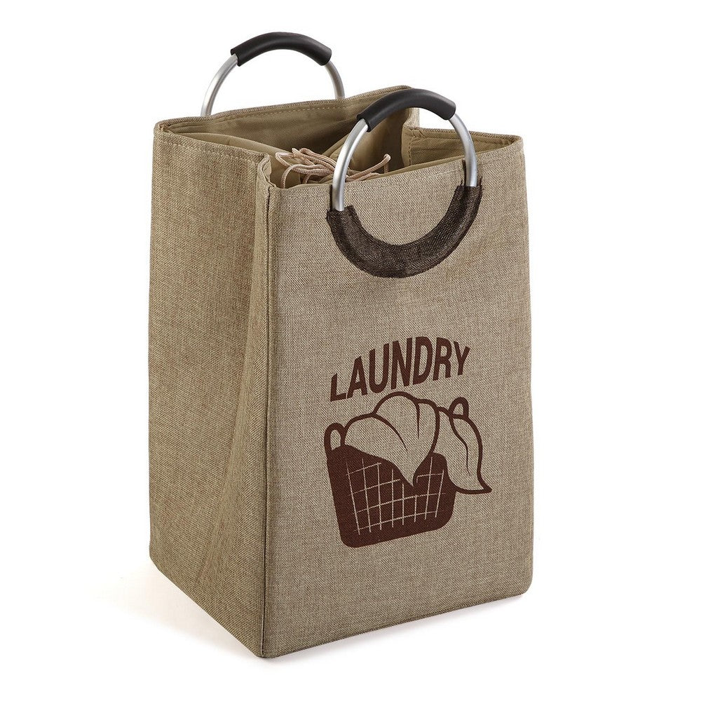 Panier à linge Versa Minimaliste Polyester (30 x 55 x 36 cm)