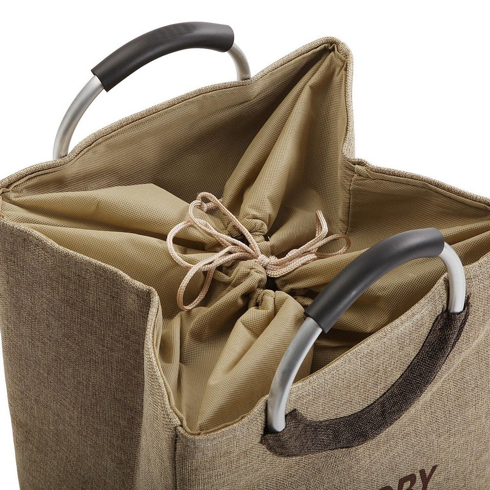 Panier à linge Versa Minimaliste Polyester (30 x 55 x 36 cm)