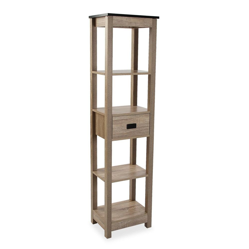 Étagère de salle de bain Versa Marron Plastique MDF (30 x 160 x 40 cm)