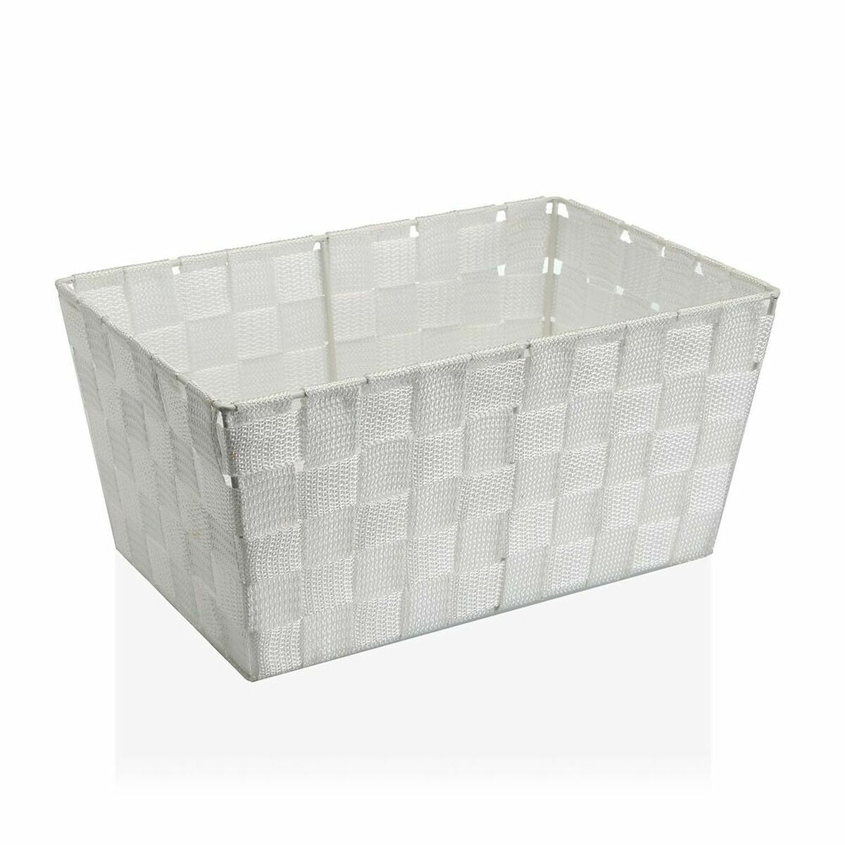 Panier Versa Textile Blanc (20 x 15 x 30 cm)
