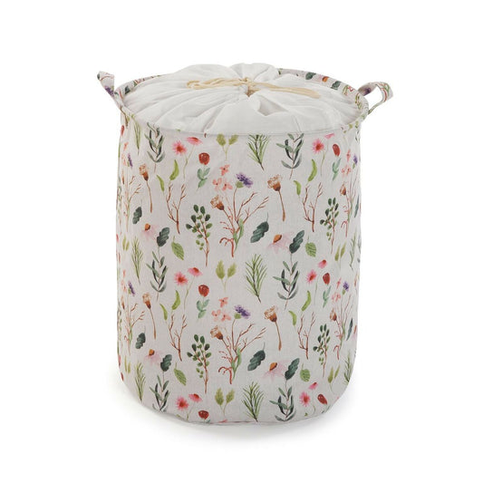 Panier à linge Versa Flowers Polyester Textile (38 x 48 x 38 cm)