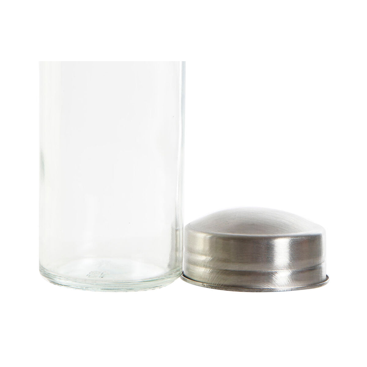 Porte-épices DKD Home Decor Cristal Acier inoxydable (17 x 17 x 23 cm)