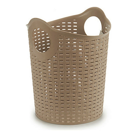 Panier multiusage Plastique Imitation Rotin 15 L (35 x 28 x 28 cm)