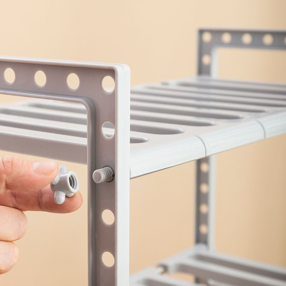 Étagère extensible sous évier, 2 niveaux