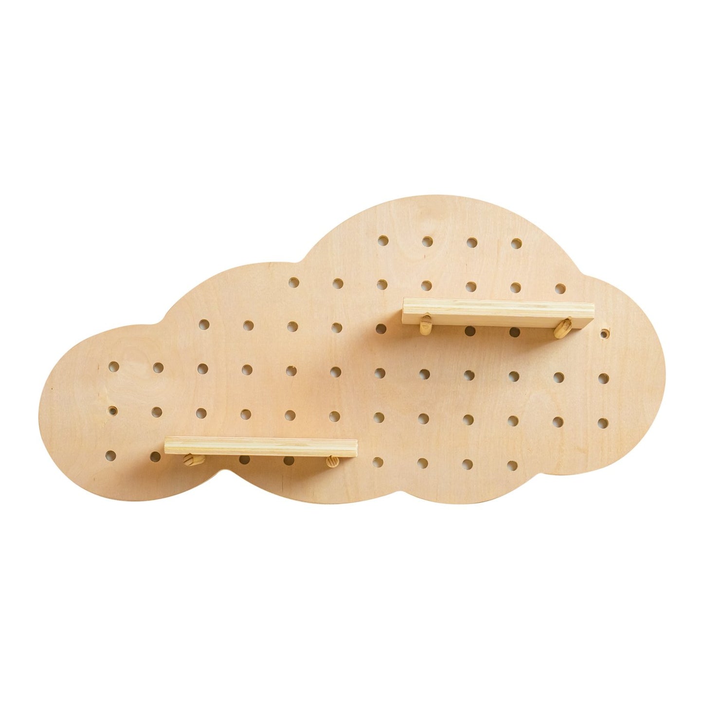 Tableau organiseur mural forme Nuage en bois
