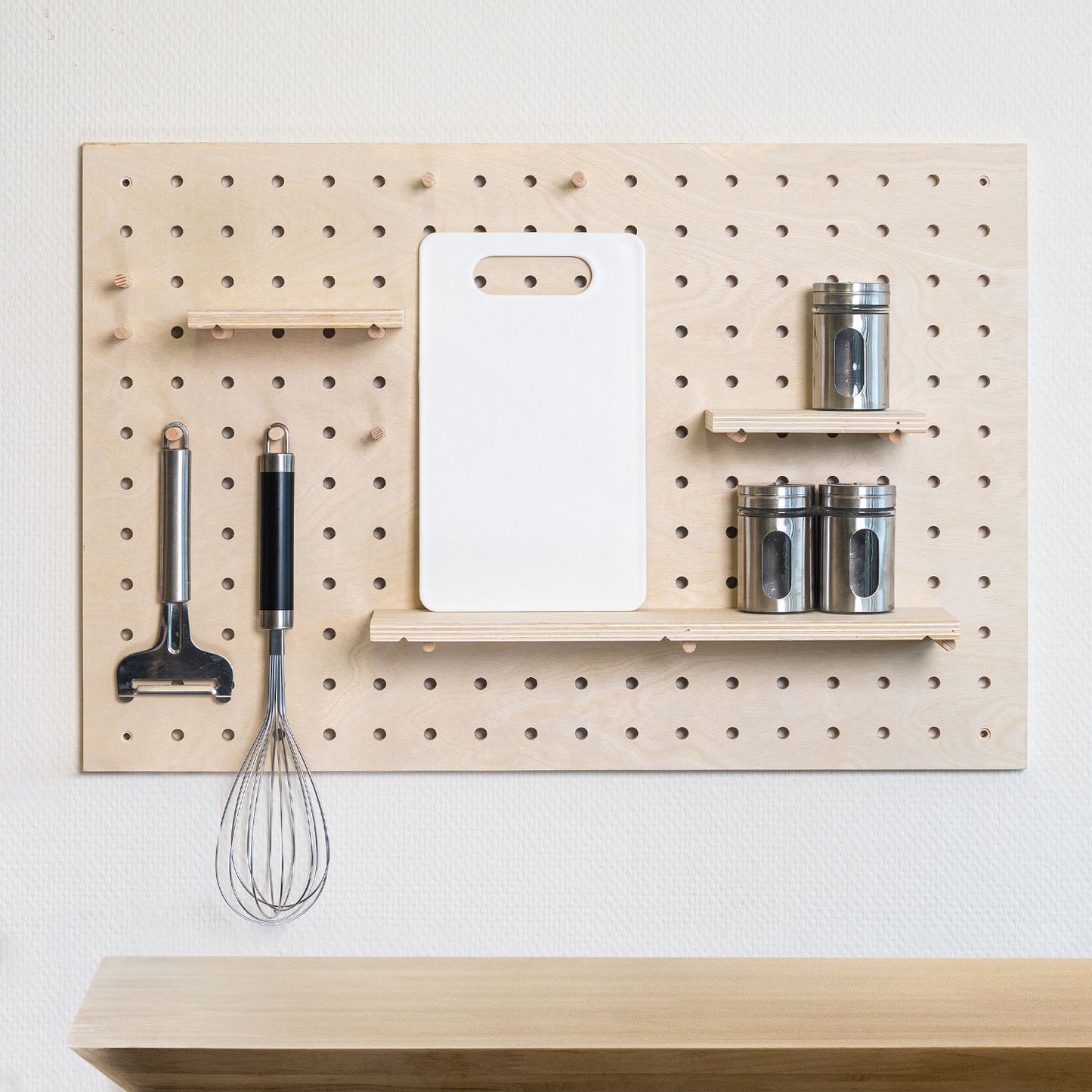 Tableau organiseur mural Rectangle en bois