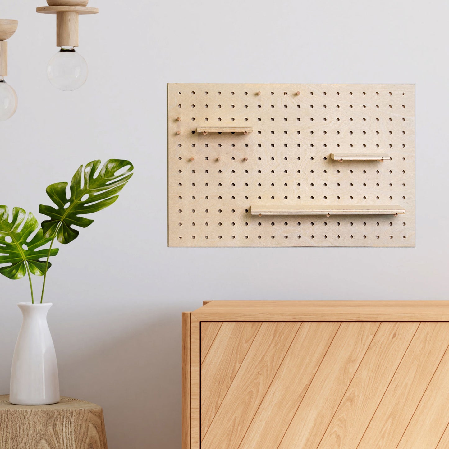 Tableau organiseur mural Rectangle en bois