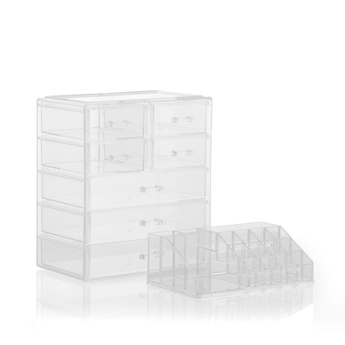 Organiseur de maquillage rotatif pour salle de bain