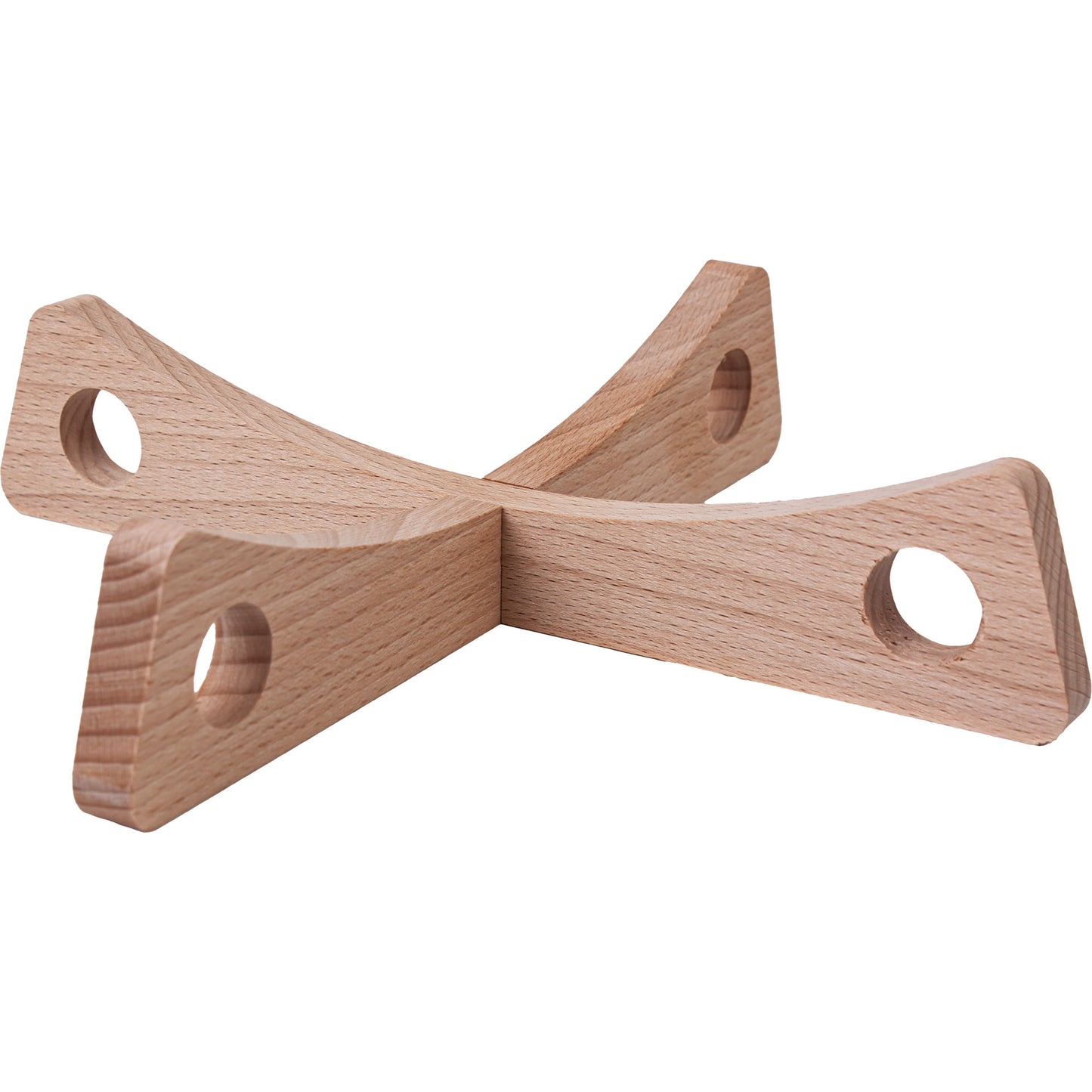 Dessous-de-plat pliable en bois de hêtre