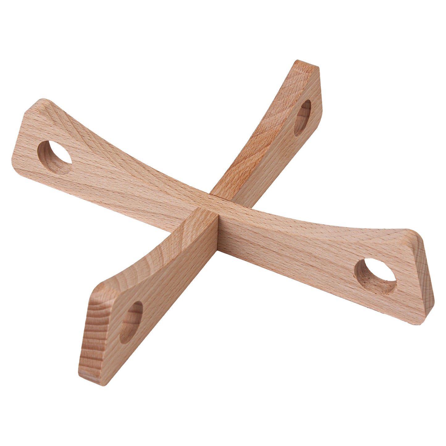 Dessous-de-plat pliable en bois de hêtre