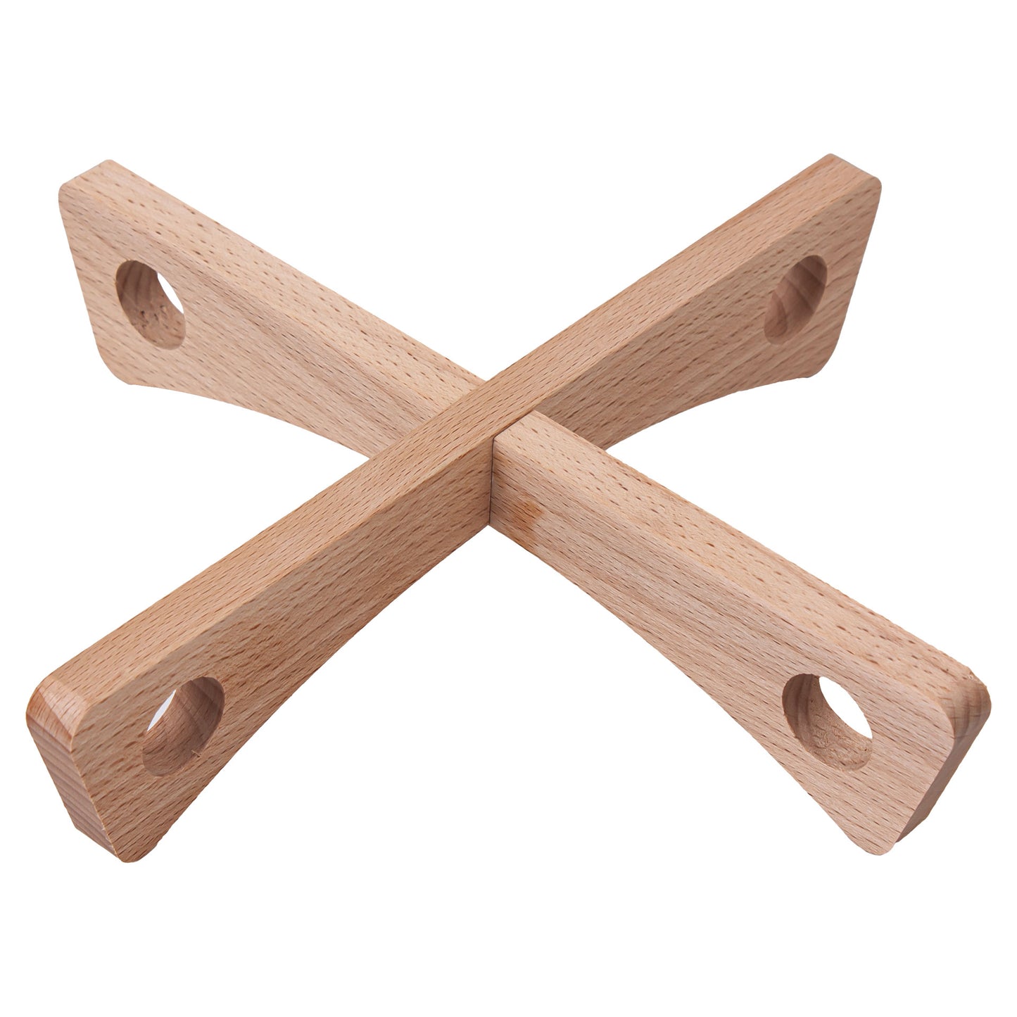 Dessous-de-plat pliable en bois de hêtre